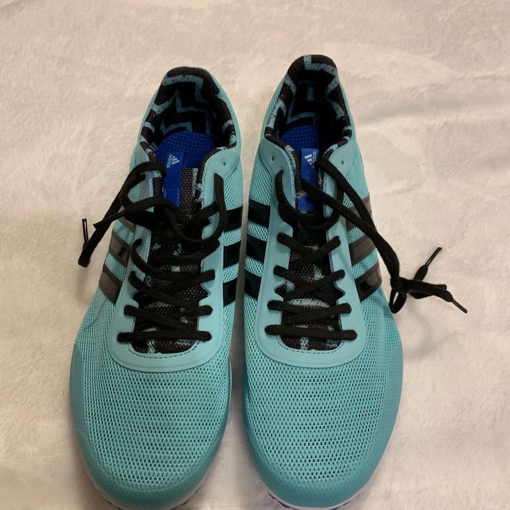 Adidas running shoes.